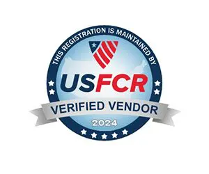 A verified vendor seal for the us federal register.